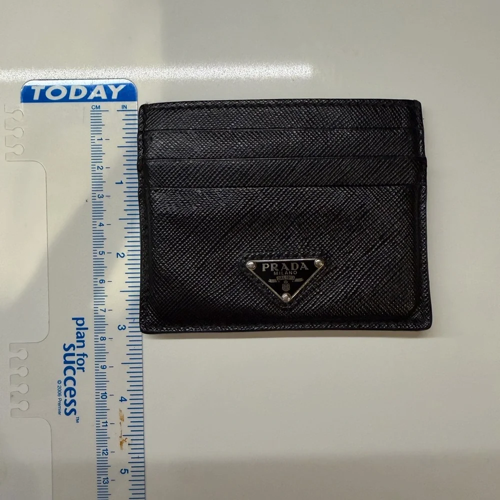 PRADA Saffiano Leather card holder